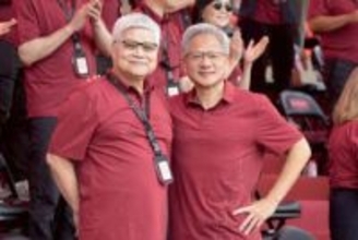 半導体巨頭、運動会でそろい踏み　TSMCとエヌビディア