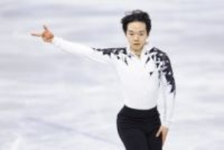 鍵山優真がSP2位、佐藤駿9位　フィギュアスケート・10日