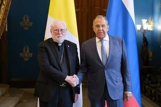 バチカン、ロシアに停戦要求　外相会談、侵攻後初訪問