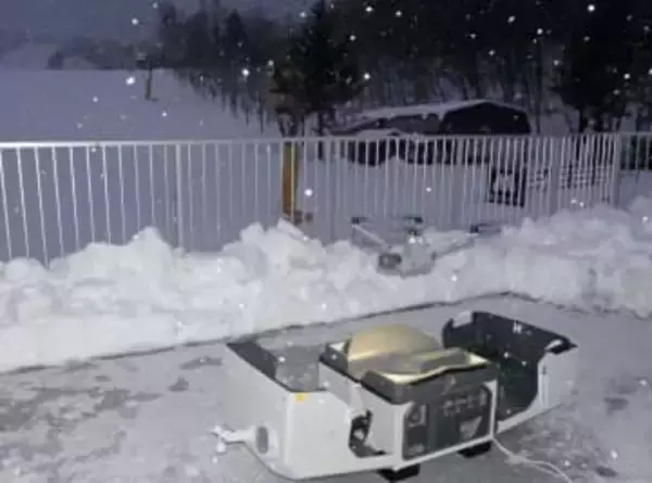 ドローンでリフト設備点検効率化　栃木のスキー場で検証、全国へ