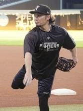 伊藤大海、WBC向け「楽しみ」　昨季沢村賞、練習を公開