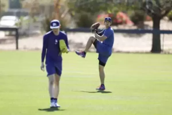 ドジャース大谷ら3人が自主練習　山本、佐々木もキャンプ地