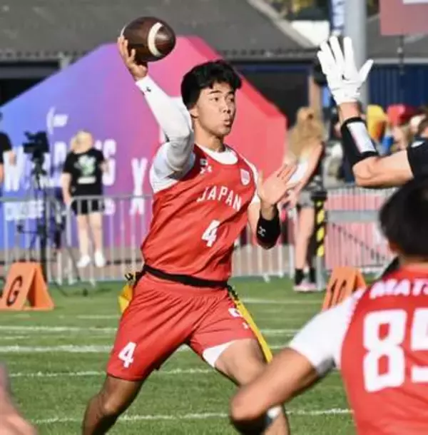 日本男子は2勝目　世界フラッグフットボール第2日
