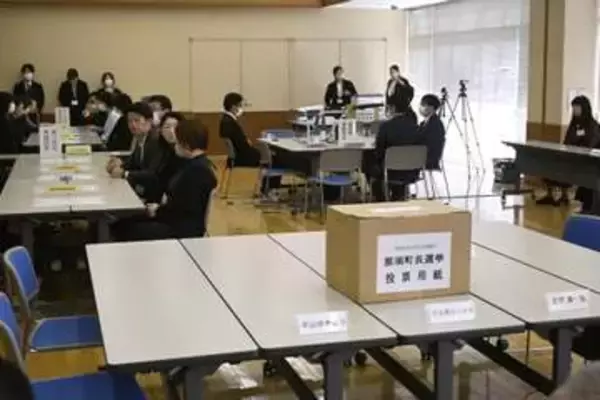 1票差再点検、結果変わらず　栃木・那須町長選3票差に