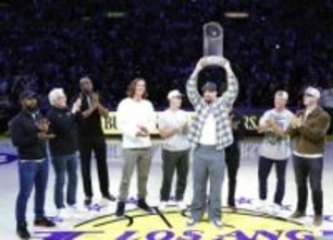 八村、世界一ドジャースに刺激　ベッツらがレーカーズ会場訪れる