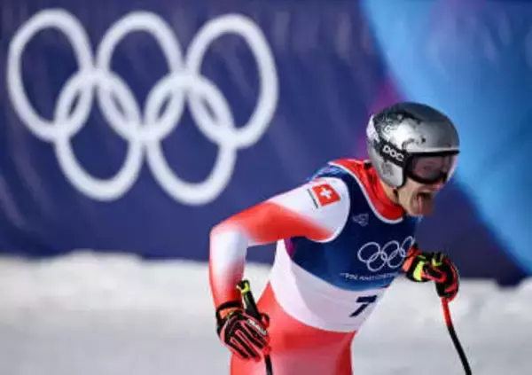 優勝候補、4位で「最悪の順位」　男子滑降のオーデルマット