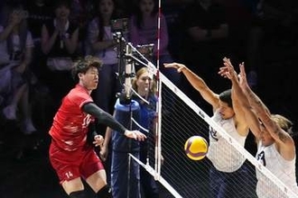 バレー男子、米に敗れ決勝ならず　ネーションズリーグ