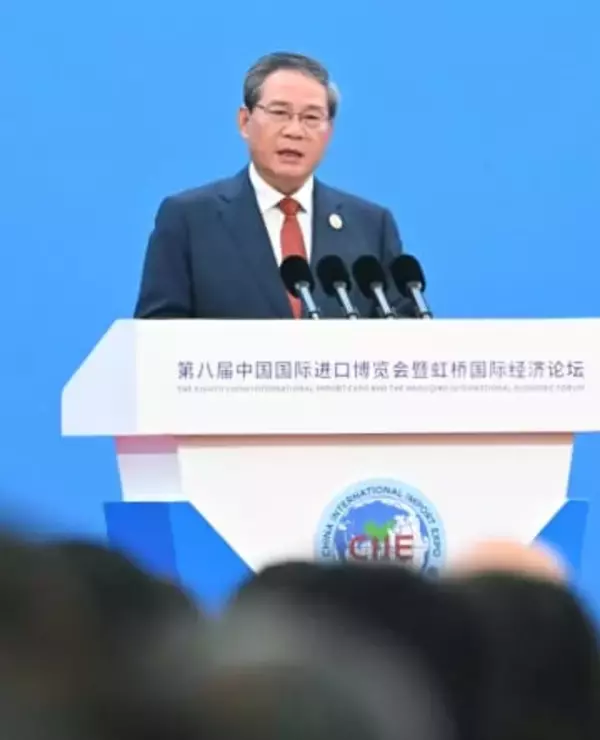 中国・上海で国際輸入博が開幕　李強首相、巨大市場をアピール