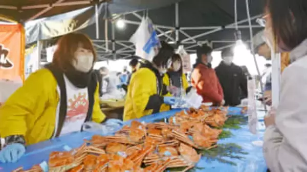 宮城で「輪島かにまつり」復活　6年ぶり、被災地同士が交流