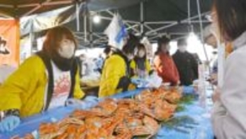 宮城で「輪島かにまつり」復活　6年ぶり、被災地同士が交流