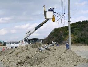 南海トラフ地震想定し訓練　関西電力送配電と陸自
