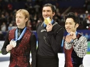 ロシア選手「銀メダル捨てた」　五輪フィギュア、判定に不満で