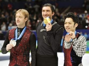 ロシア選手「銀メダル捨てた」　五輪フィギュア、判定に不満で