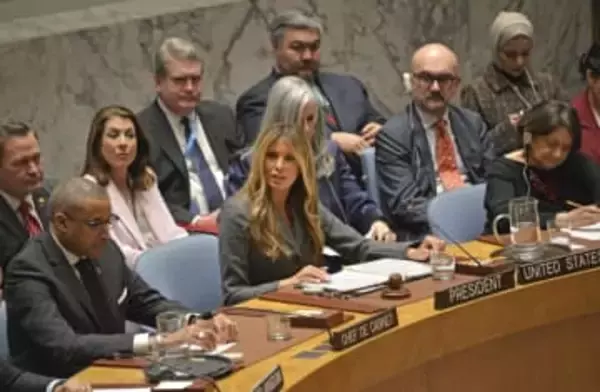 「全ての子どもに教育を」　メラニアさんが安保理議長