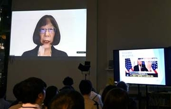 米制裁に「信念揺らがず」　ICC赤根所長が講演