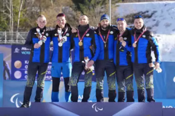 バイアスロン、ウクライナが独占　ロシア兵士出場「反対」