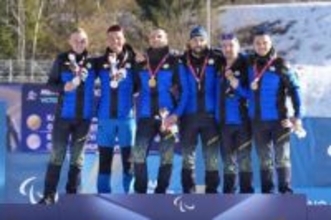 バイアスロン、ウクライナが独占　ロシア兵士出場「反対」