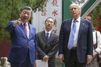 海峡開放「習氏が協力する意向」　トランプ氏、2日目会談へ