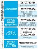 「「悩み一人で抱え込まないで」　夏休み明け、子どもに呼びかけ」の画像1