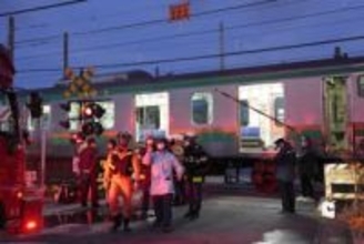 宇都宮線電車が車と衝突、埼玉　一部脱線、新白岡―久喜間の踏切