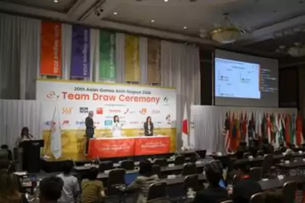サッカー女子、台湾と1次L同組　アジア大会抽選会