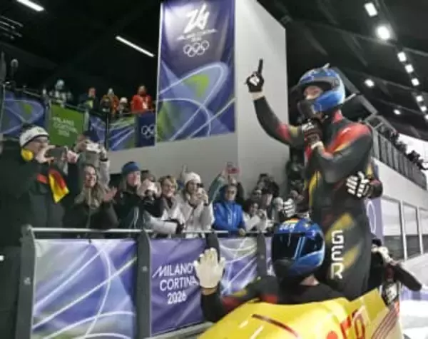 4人乗りはドイツBが優勝　ボブスレー・22日