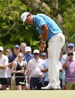 米男子ゴルフ、松山は暫定37位　久常は51位