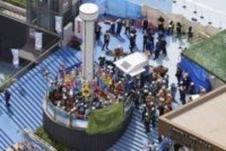 東京ドームシティで作業員転落　意識不明