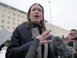 マチャド氏、米長官と会談　ベネズエラ民主化訴え