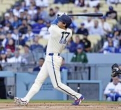 大谷、今季初の先頭打者アーチ　千賀7失点、鈴木1安打