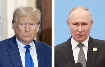 米ロ大統領がウクライナ協議　「トランプ氏、終結に意欲」