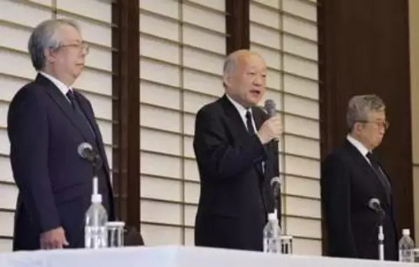 同志社理事長、会見で謝罪　事故後初、改めて辞意表明