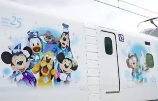 JR東海、ディズニー新幹線公開　19日から運行、3月中旬まで