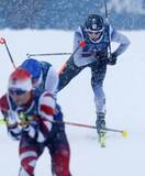 「複合団体の日本、不運重なり失速　山本が前で転倒した選手と交錯」の画像1