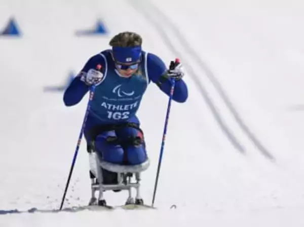 初出場の源「滑りは良くない」　パラ・スキー距離勢が会場練習