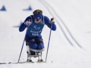 初出場の源「滑りは良くない」　パラ・スキー距離勢が会場練習