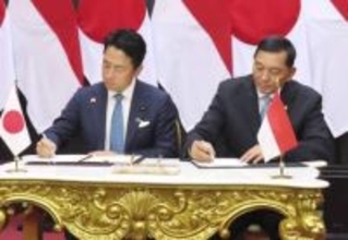 防衛協力拡大の協定に署名　日インドネシア対話新設