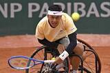 「小田が準々決勝進出　全仏テニス車いすの部」の画像1