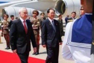 金正恩氏、ロシア下院議長と会談　平壌で派兵記念館完工へ