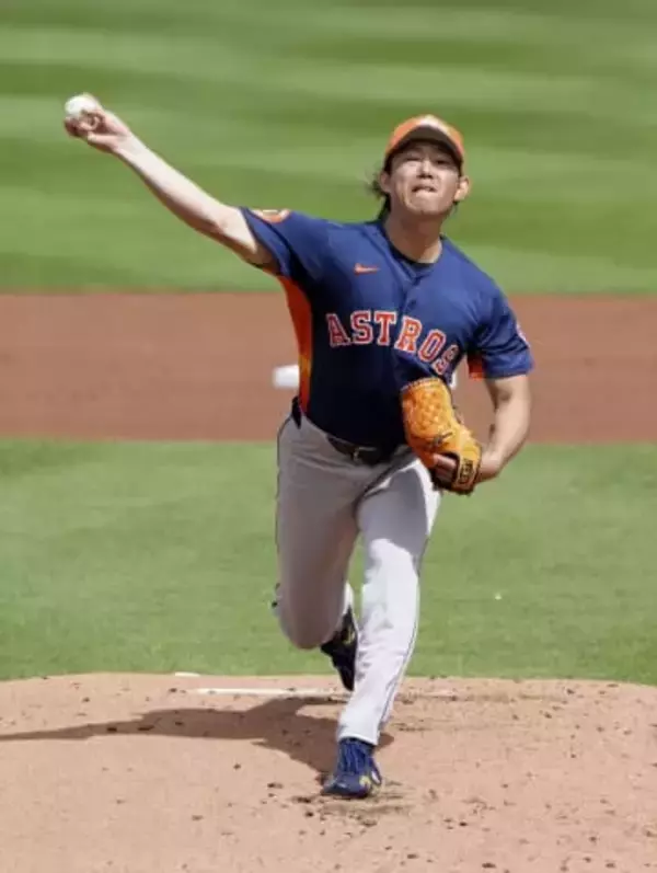 アストロズ今井、2回を無失点　マーリンズ戦、3奪三振