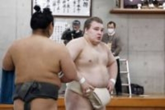 安青錦「まだ感覚が戻ってない」　時津風一門の連合稽古に参加