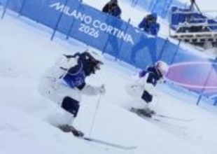 モーグル藤木日菜、惜敗も充実感　女子デュアル2回戦で