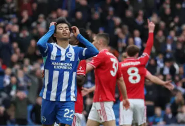 三笘薫、鎌田大地は終盤まで　サッカーのプレミアリーグ