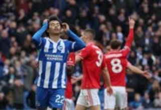 三笘薫、鎌田大地は終盤まで　サッカーのプレミアリーグ