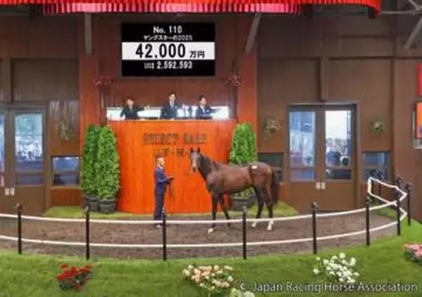 落札総額334億円超　競走馬セールで過去最高