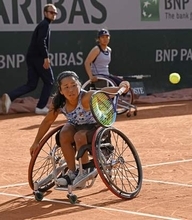 上地組が決勝進出　全仏車いすテニス