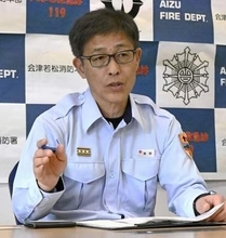ガードレールが車体貫通「異常」　磐越道バス事故で救助隊員