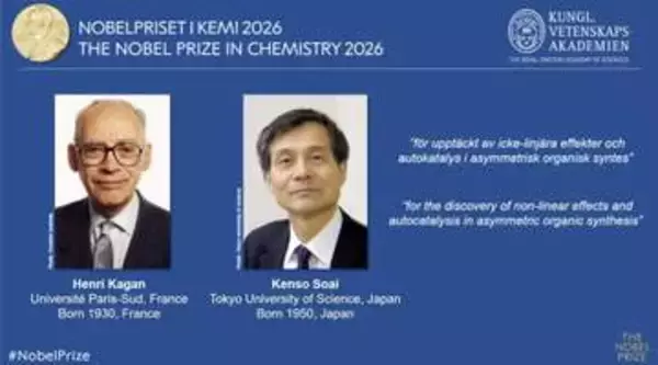 ☆合憲三氏にノーベル化学賞　「不斉合成」の手法開発