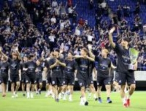 サポーターにACL2優勝を報告　G大阪、本拠地スタジアムで