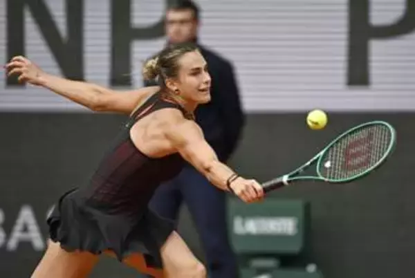 全仏、サバレンカが準々決勝敗退　テニス第11日